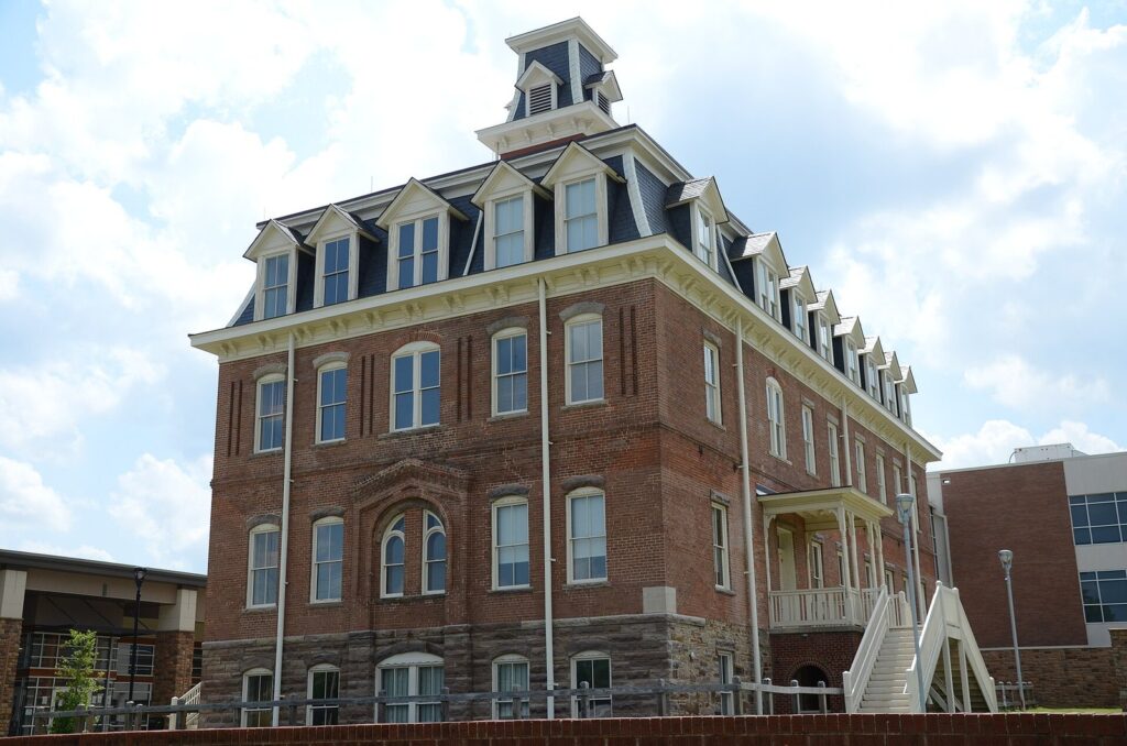 Old Main building at Arkansas Baptist College