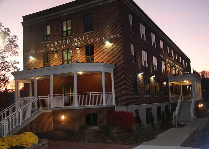 Mahood Hall, home of the School of Business, at Bluefield State University in Bluefield, West Virginia