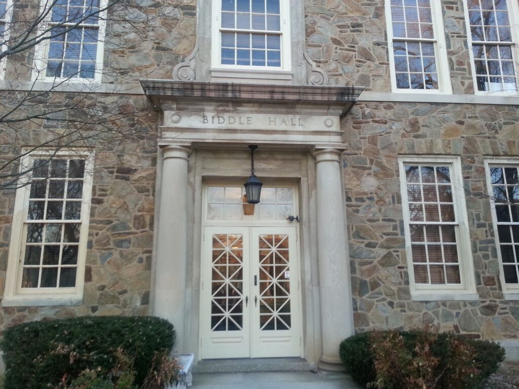 Biddle Hall on the historic quad at Cheyney University of Pennsylvania