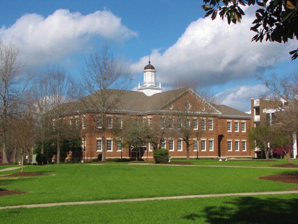 Tingley Memorial Hall on the campus of Claflin University in Orangeburg, South Carolina