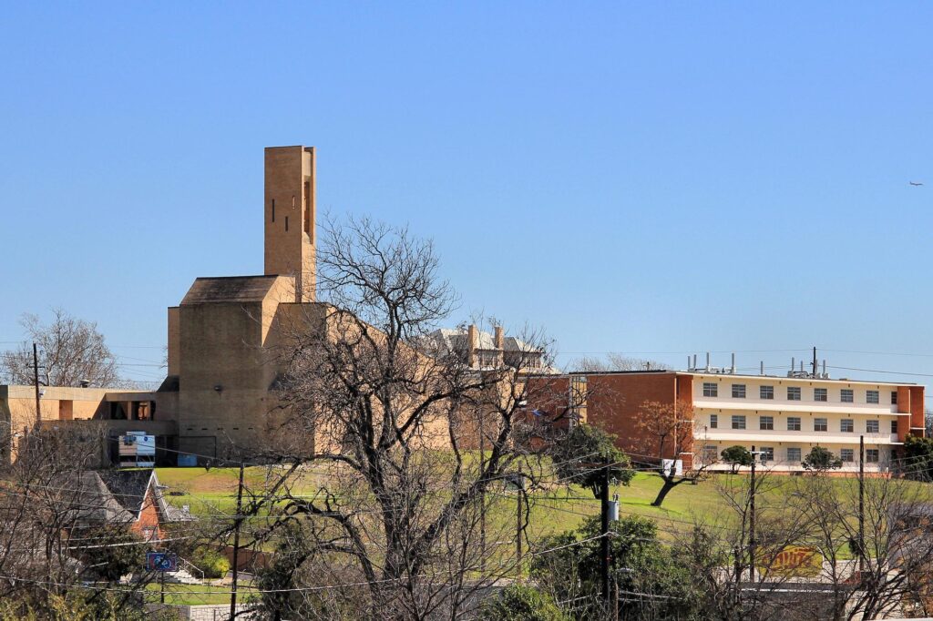 A view of the Huston-Tillotson University campus in Austin, Texas