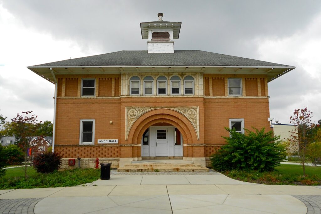Amos Hall at Lincoln University in Lincoln University, Pennsylvania