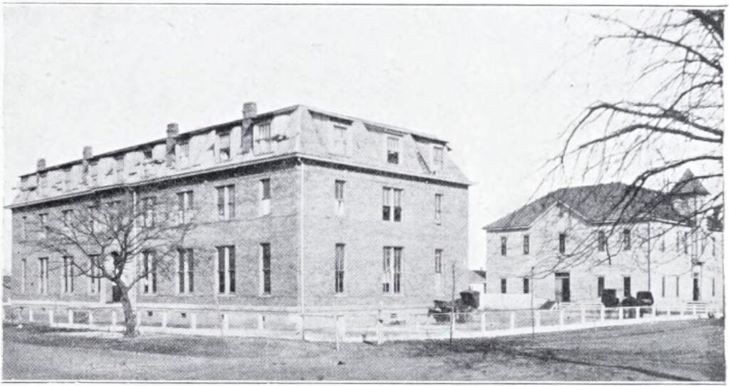 Historic view of Shorter College in North Little Rock, Arkansas