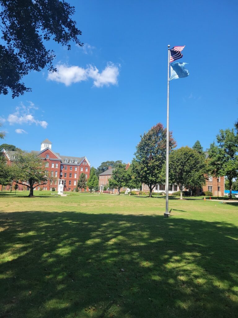 Historic campus oval at Spelman College