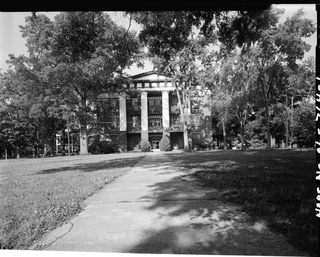 Swayne Hall at Talladega College (Historic American Buildings Survey photograph)