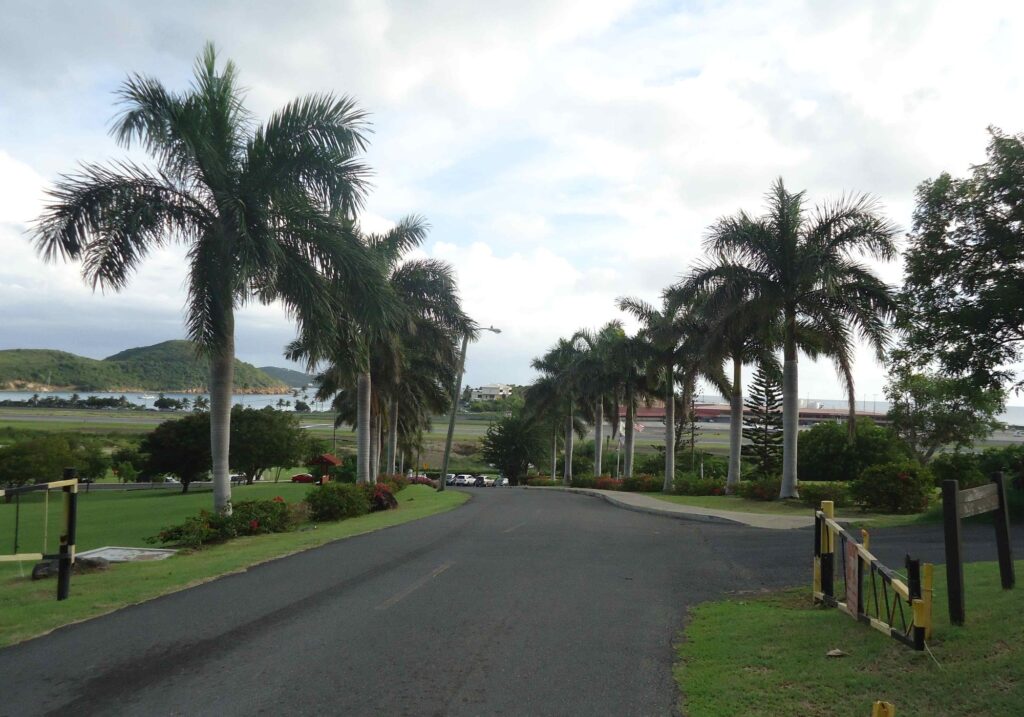 A view across the University of the Virgin Islands campus on St. Thomas