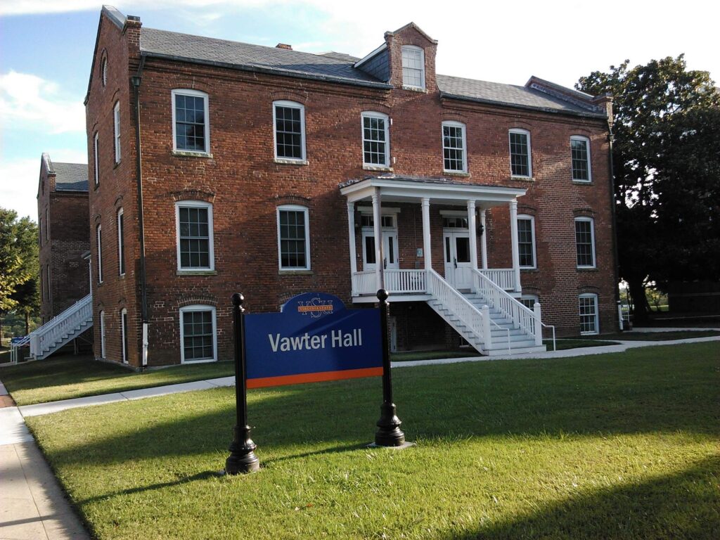 Vawter Hall on the campus of Virginia State University in Petersburg, Virginia